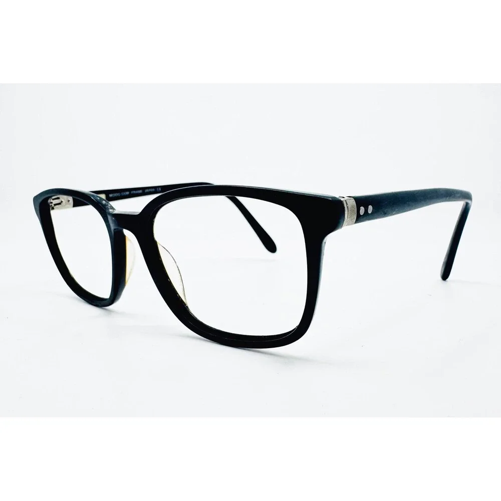 Modo Eyeglasses Frames Mens Matte Black MC 041 48-18-145 Handmade 48mm